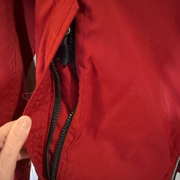 Vintage Abercrombie A92 Ski Jacket Winter Coat Fleece Lined Mens M Red Y2K - Picture 4 of 6